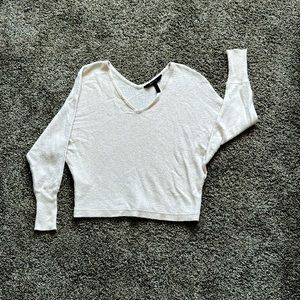 Bcbgmaxazria Wyatt dolman sweater gray lilac small